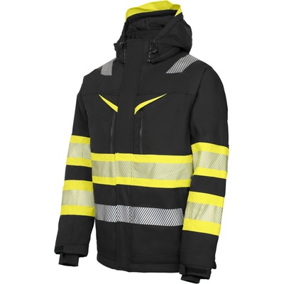 Projob Bunda 6446 Jacket Padded voděodolná reflexní unisex hi vis yell Žlutá fluorescent/černá