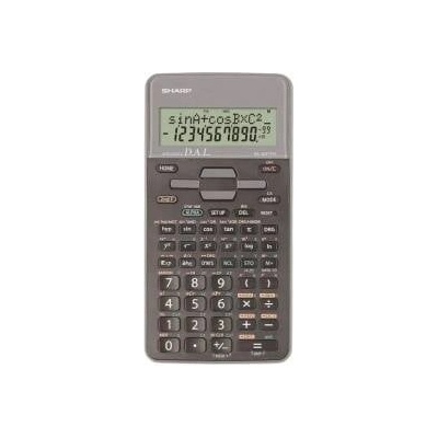 Sharp calculator scientific box gray el531thgy