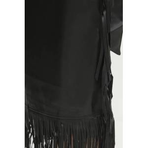 Never Fully Dressed Кожена пола Vegan Leather Fringe Jaspre (NFDSK573)