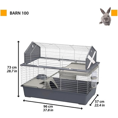 Ferplast Klec Barn 100 96 x 57 x 73 cm – Sleviste.cz