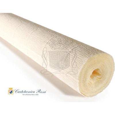 Italský krepový papír Cartotecnica Rossi 140g (50 x 250cm) - bílý krém 903 – Zboží Mobilmania