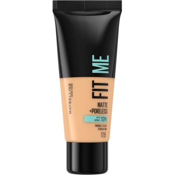 Maybelline Fit Me! Matte + Poreless матиращ фон дьо тен 30 ml нюанс 128 Warm Nude