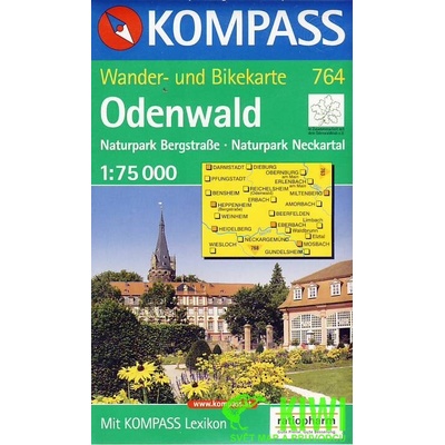 Odenwald NP Neckartal 1:75 t.