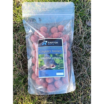 Raptor Baits MLÉČNÁ JAHODA 500g 20mm