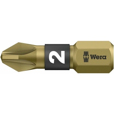 Wera 056712 Bit 1/4" PZ 2 x 25 mm, bitorsion typ 855/1 BTH PZ