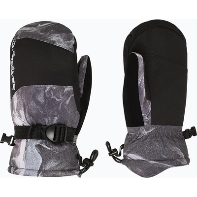 Quiksilver Детски ръкавици за сноуборд Quiksilver Mission Mitt thermostamp grayscale