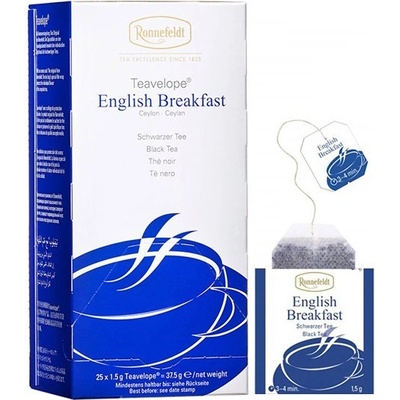 Ronnefeldt Teavelope English breakfast čaj 25 x 1,5 g