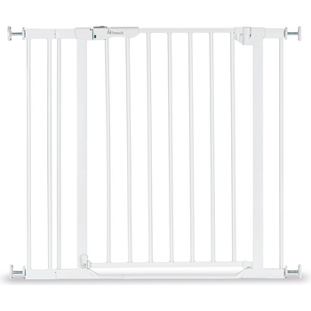 Hauck Предпазна преграда за врата Hauck - Clear Step Autoclose 2 + удължител 9 cm, бяла (597491)