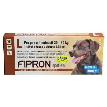 Bioveta Fipron spot-on Dog L 20-40 kg 1 x 2,68 ml