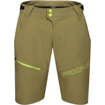 Progress Genius Bike Shorts olivová/černá