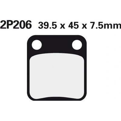 NISSIN Brzdová destička 2P206 SS