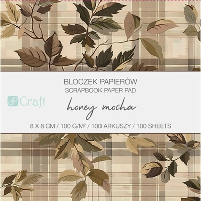DP Craft Sada scrapbook papírů Honey Mocha 8cm 100l