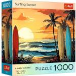 Trefl Пъзел 1000 USA Колекция: Сърфиращ Залез (99293)