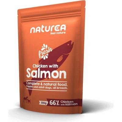 Naturea kuřecí s lososem 300 g