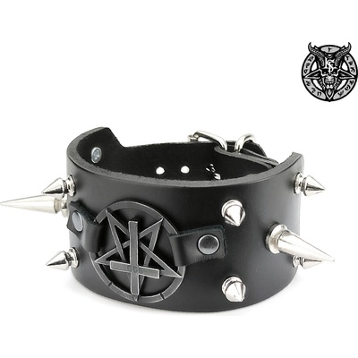 Leather & steel fashion гривна Naked Satan - LSF1 146