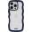 Holdit Гръб Holdit Wavy за iPhone 16 Pro - Midnight Blue/Transparent