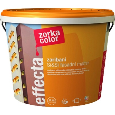 ZORKA EFFECTA RYHOVANÁ SI&SI OMIETKA 2 mm Ryhovaná silikát-silikónová omietka 25 kg