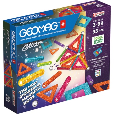 GEOMAG Glitter panels Recycled 35 – Zboží Mobilmania