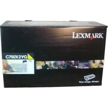 Lexmark C792X2YG жълта тонер касета с изключително голям капацитет (C792X2YG)