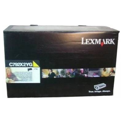 Lexmark C792X2YG жълта тонер касета с изключително голям капацитет (C792X2YG)