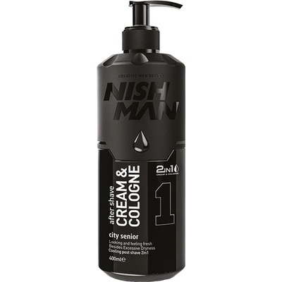 NishMan hydratačný krém kolínska po holení 1 City Senior 400 ml
