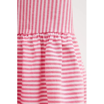 Benetton Рокля United Colors of Benetton в розово дълга разкроена 4SZRDV0B8 (4SZRDV0B8)