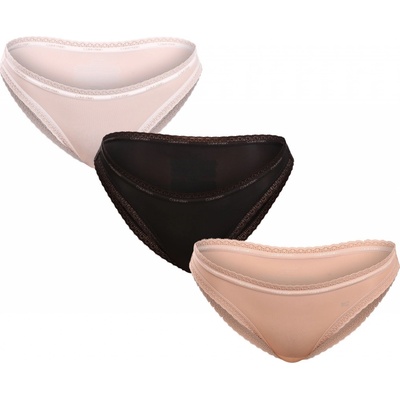 Calvin Klein 3PACK dámska tangá viacfarebné QD3802E FIY