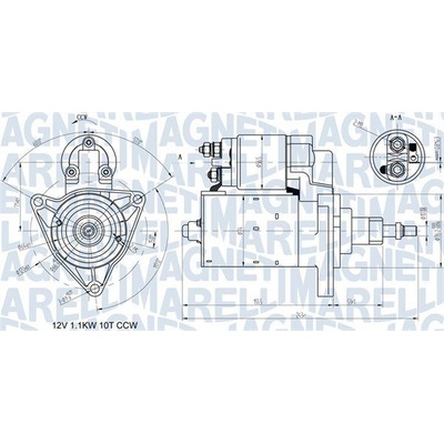 Štartér MAGNETI MARELLI 063720597010
