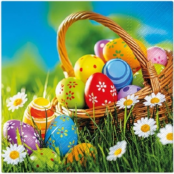 PAW Obrúsky TaT Easter Picnic 33x33cm