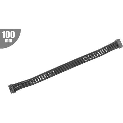 Team corally Сензорен кабел за бръшлес комбо Team Corally - High Flex Flat Sensor Wire - 100mm - Silver Plated Terminal C-50311 (C-50311)