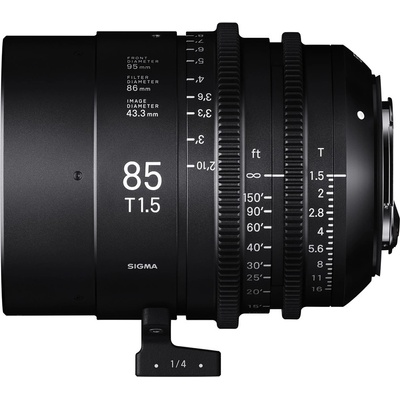 SIGMA CINE 85mm T1.5 FF FVE METRIC Sony-E