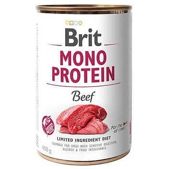 Brit Консервирана храна за кучета brit mono protein beef - със 78% прясно телешко месо 0.400 кг