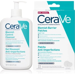 CeraVe Cleansers Blemish Control Cleanser комплект за проблемна кожа, акне