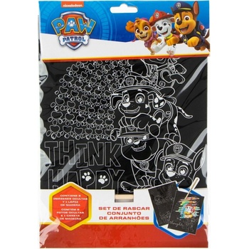 EUROSWAN Paw Patrol škrabací obrázky 2ks A4