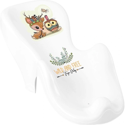 Tega Lehátko ke koupání Wild & Free jelínek bílé