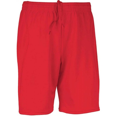 Proact pánské kraťasy SPORTS shorts sportovní červená