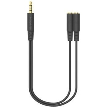 A4Tech Адаптер A4Tech AD-3P, от AUX(м) към 2x AUX(ж), 0.20m, черен (AD-3P)