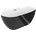 Mexen Eos 170x75 cm black/white/brushed gun grey (52471707575-66)