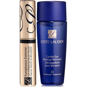 Estée Lauder Комплект мигли Extreme Lashes Estee Lauder: Gentle Eye Лосион за премахване на грим 30 ml + Sumptuous Extreme Waterproof Volumizing Mascara Black 8 ml