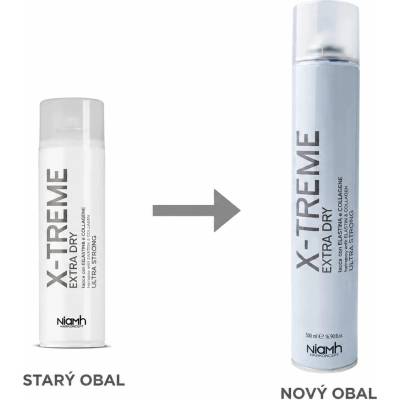 Niamh X Treme Extra Dry lak s maximální fixací 500 ml