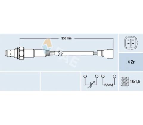 Lambda sonda FAE 77385