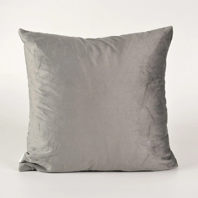 Takoy Povlak na polštář se semišovým vzhledem 45x45 šedý-HT-00241 | 45 x 45 cm