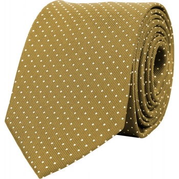 Bubibubi kravata s bodkami žltá