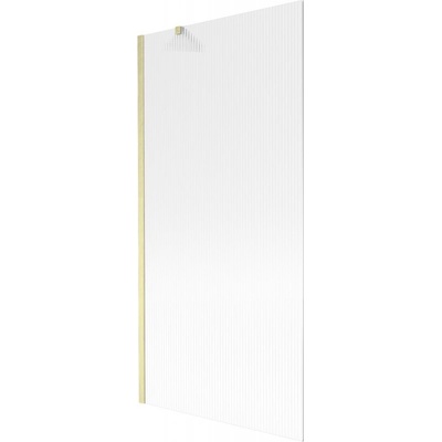 Mexen Next стена за вана с едно крило 90 x 150 см, райета, златисто четкано - 895-090-000-00-09-55 (895-090-000-00-09-55)