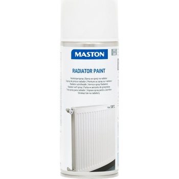 MASTON Spraypaint - farba na radiátor - biely - 400 ml