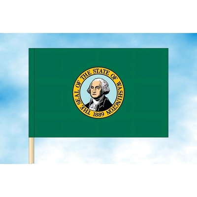 LIBEA, s.r.o. Washington vlajka Rozměr: 30×45 cm, Uchycení: Návlek na žerď