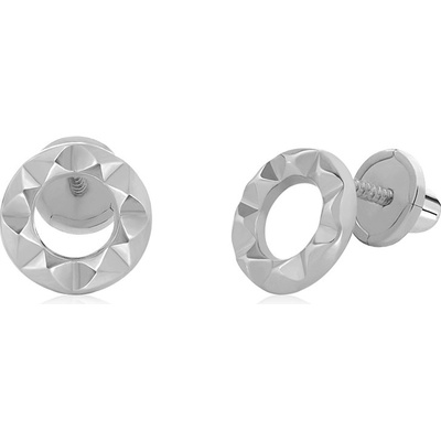 Brilio náušnice z bílého zlata 14/194.421/17 Esp White gold