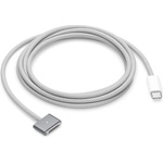 Apple Оригинален магнитен захранващ кабел за MacBook Pro 14 (2023), MacBook Pro 16 (2023), MacBook Air 13 (2024), MacBook Air 15 (2024) (200 см) (сив) - Apple USB-C to Magsafe 3 Charge Cable (bulk) (MW623AM