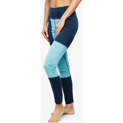 Haglofs Natural Blend Tech Long Johns tarn blue/frost blue