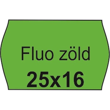 Ленти за ценообразуване, 25x16 FLUO зелени 5998377100254 (5998377100254)
